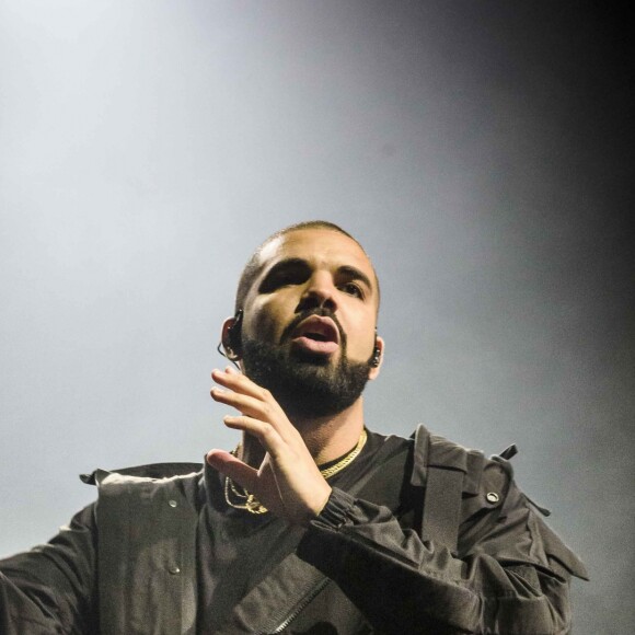 Le rappeur Drake en concert au Air Canada Centre à Toronto. Le 31 juillet 2016