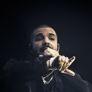 Le rappeur Drake en concert au Air Canada Centre à Toronto. Le 31 juillet 2016