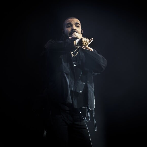 Le rappeur Drake en concert au Air Canada Centre à Toronto. Le 31 juillet 2016