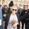 Kylie Minogue - Défilé Schiaparelli, collection Haute Couture printemps-été 2017 à Paris. Le 23 janvier 2017. © CVS - Veeren / Bestimage