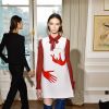 Défilé Schiaparelli, collection Haute Couture printemps-été 2017 à Paris. Le 23 janvier 2017.