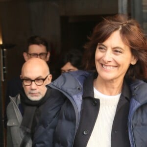 Inès de la Fressange - Arrivées au défilé de mode "Schiaparelli", collection Haute-Couture printemps-été 2017 à Paris. Le 23 janvier 2017 © CVS - Veeren / Bestimage