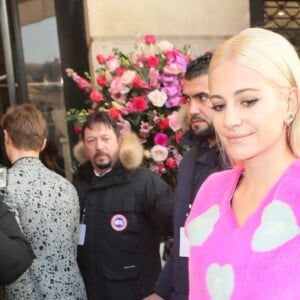 Pixie Lott - Arrivées au défilé de mode "Schiaparelli", collection Haute-Couture printemps-été 2017 à Paris. Le 23 janvier 2017 © CVS - Veeren / Bestimage