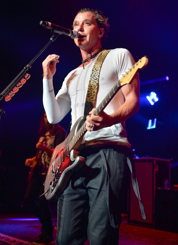 Gavin Rossdale en concert avec son groupe Bush à Miami, le 22 avril 2016.