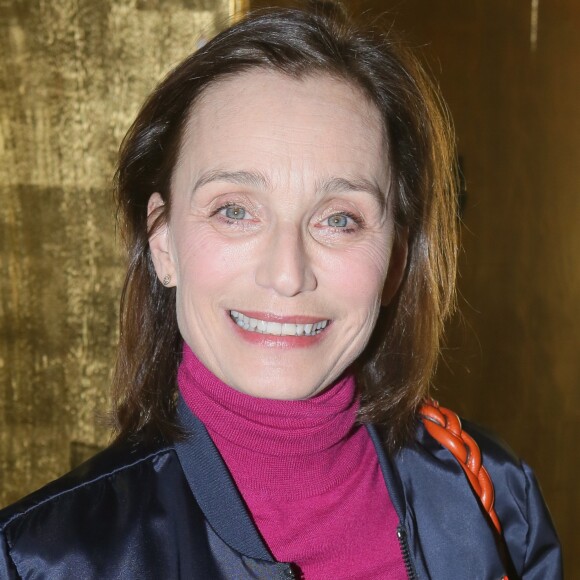 Kristin Scott Thomas - Soirée "Harumi Klossowska de Rola" à l'Ecole des Arts Joailliers à Paris, le 22 janvier 2017. © CVS-Veeren/Bestimage