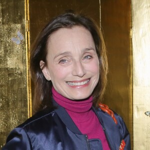 Kristin Scott Thomas - Soirée "Harumi Klossowska de Rola" à l'Ecole des Arts Joailliers à Paris, le 22 janvier 2017. © CVS-Veeren/Bestimage