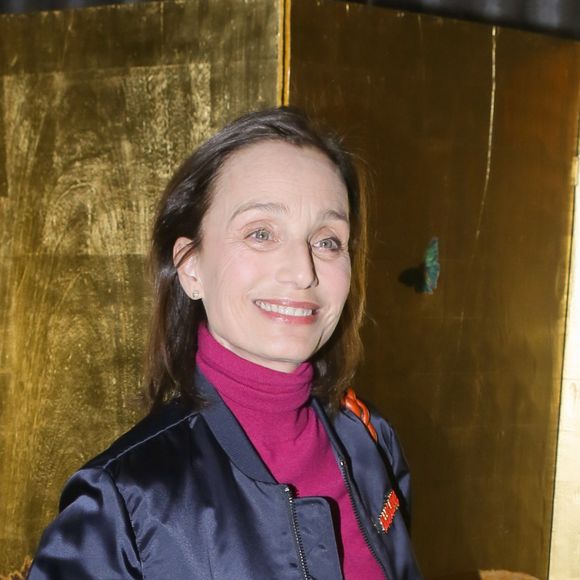 Kristin Scott Thomas - Soirée "Harumi Klossowska de Rola" à l'Ecole des Arts Joailliers à Paris, le 22 janvier 2017. © CVS-Veeren/Bestimage