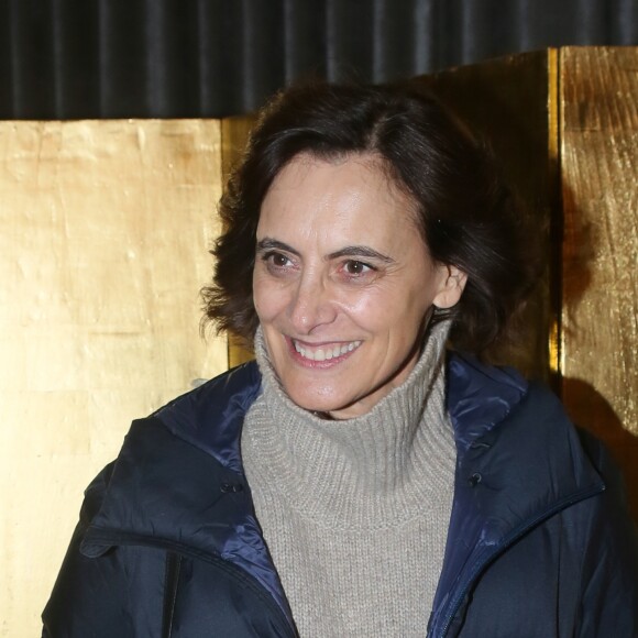 Inès de la Fressange - Soirée "Harumi Klossowska de Rola" à l'Ecole des Arts Joailliers à Paris, le 22 janvier 2017. © CVS-Veeren/Bestimage