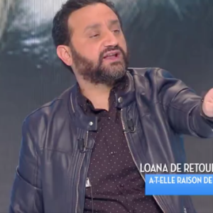 Cyril Hanouna dans "Touche pas à mon poste" (C8) le 23 janvier 2017 sur C8.