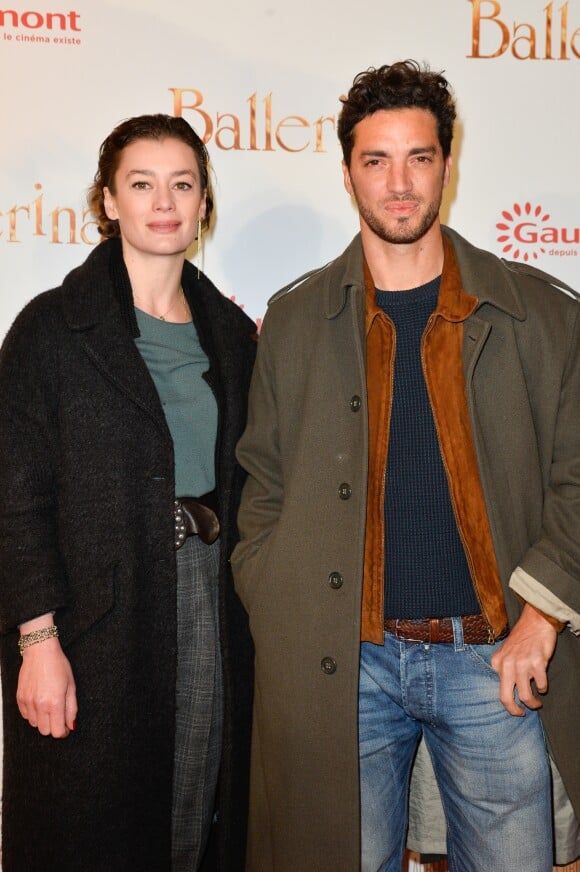 Aurélie Dupont et son mari Jérémie Bélingard - Avant-première du film "Ballerina"au Gaumont Opéra, à Paris, le 27 novembre 2016.