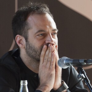 Benjamin Millepied (directeur de la danse) lors de la présentation de la saison 2016/2017 de l'Opéra de Paris, au palais Garnier à Paris, le 10 février 2016.