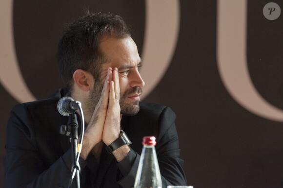 Benjamin Millepied (directeur de la danse) lors de la présentation de la saison 2016/2017 de l'Opéra de Paris, au palais Garnier à Paris, le 10 février 2016.