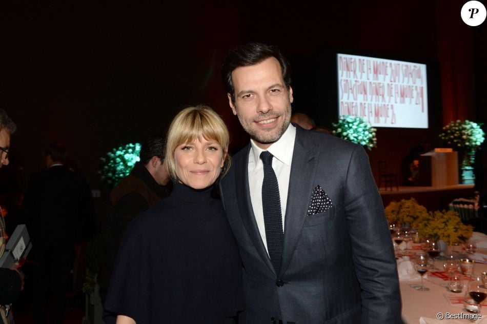 Laurent Lafitte Et Marina Fois En Couple Marina Foïs et Laurent Lafitte à la 15ème édition du Dîner de la mode