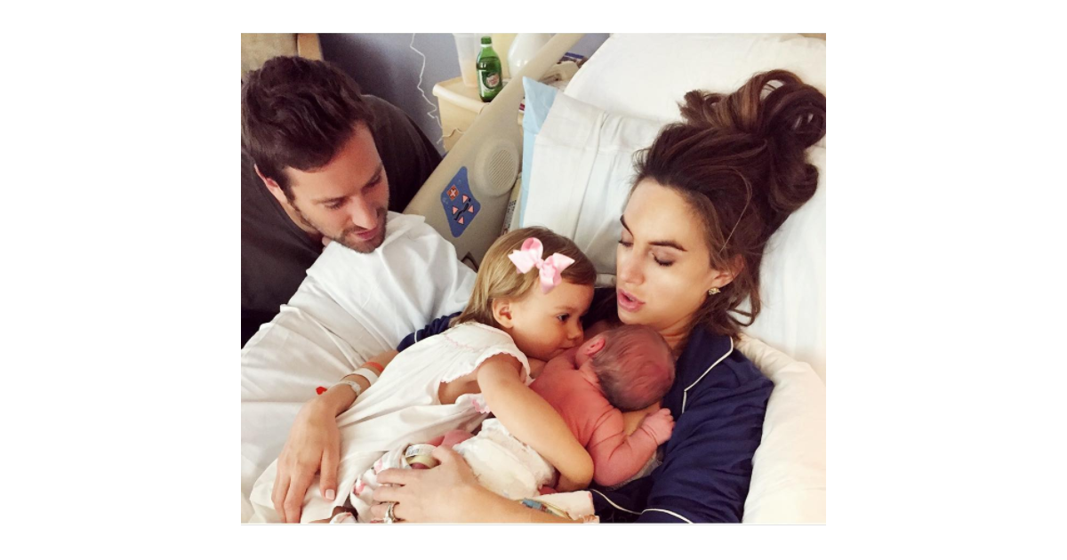 Armie Hammer et l'animatrice télé Elizabeth Chambers, déjà parents de