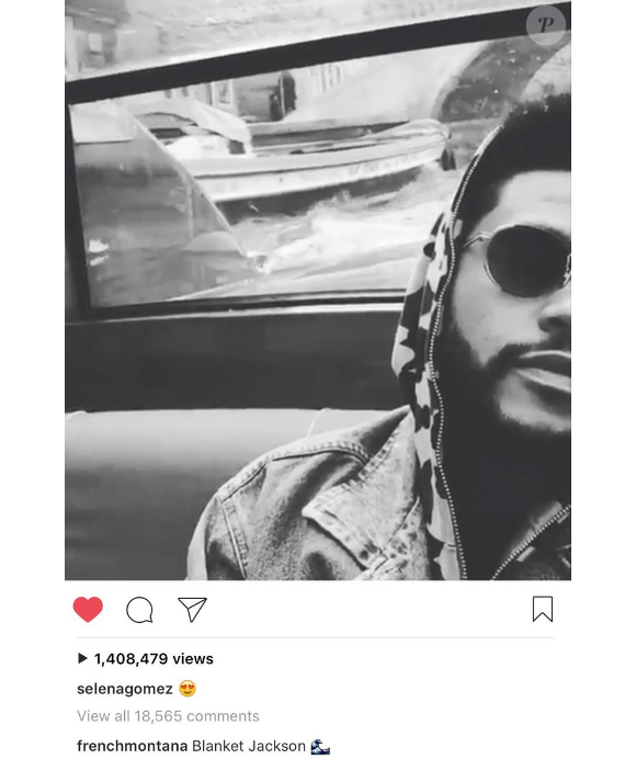 Selena Gomez a publié une vidéo de son chéri The Weeknd sur sa page Instagram, le 30 janvier 2017. Le couple a passé le week-end à Florence.