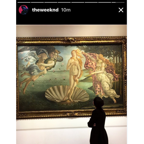 The Weeknd a publié une photo de sa chérie Selena Gomez lors de leur week-end à Florence, le 274 janvier 2017