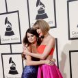 Taylor Swift, Selena Gomez à La 58ème soirée annuelle des Grammy Awards au Staples Center à Los Angeles, le 15 février 2016.