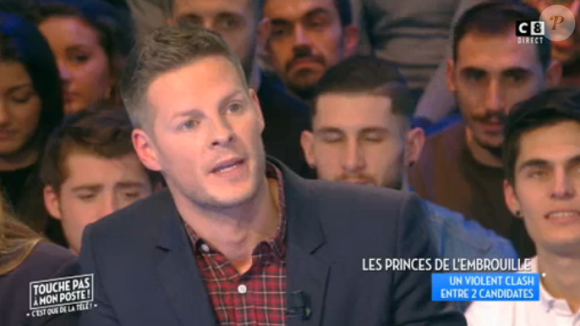 Matthieu Delormeau dans "Touche pas à mon poste" le 30 janvier 2017 sur C8.