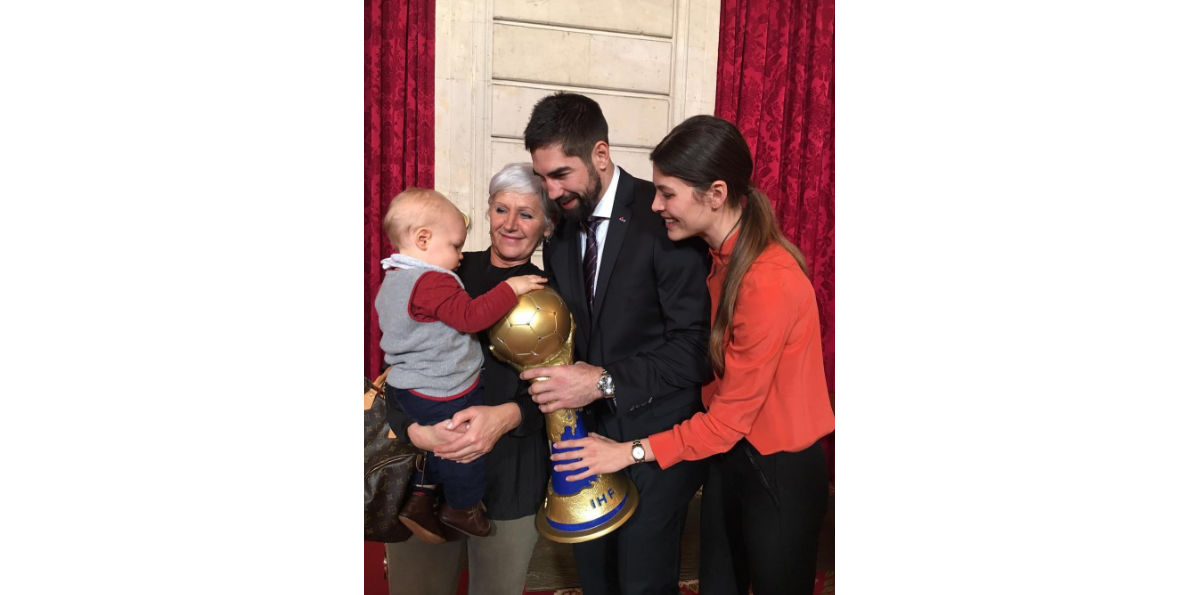 Photo Nikola Karabatic Avec Son Fils Alek Sa Compagne G Raldine