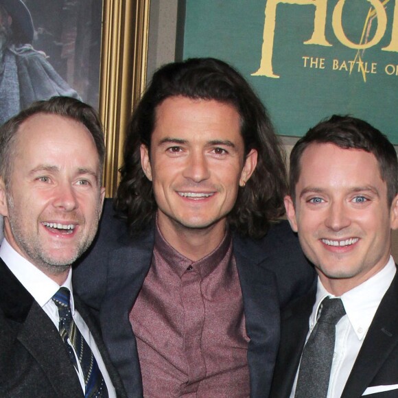 Orlando Bloom, Billy Boyd, Elijah Wood - Première du film "Le Hobbit : La Bataille des Cinq Armées" à Hollywood. Le 9 décembre 2014