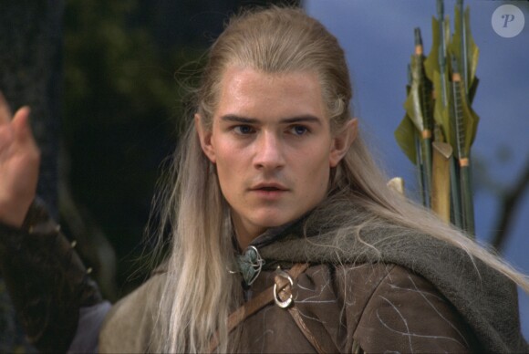 Orlando Bloom dans The Lord Of the Rings: Fellowship Of The Ring en 2001.
