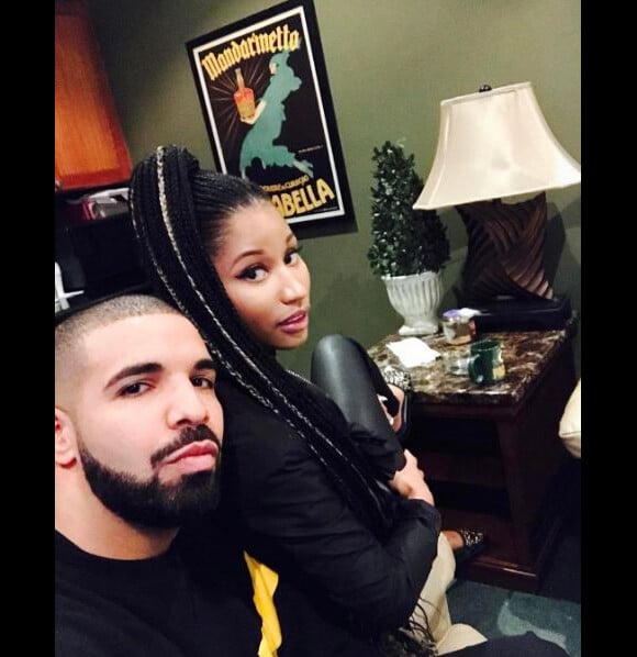 Drake et Nicki Minaj à Miami. Janvier 2017.