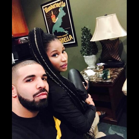 Drake et Nicki Minaj à Miami. Janvier 2017.