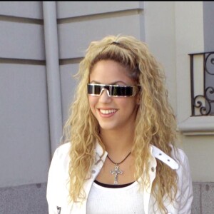 Shakira à Madrid. Avril 2003.