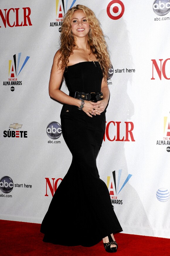 Shakira aux ALMA Awards 2008. Los Angeles, août 2008.