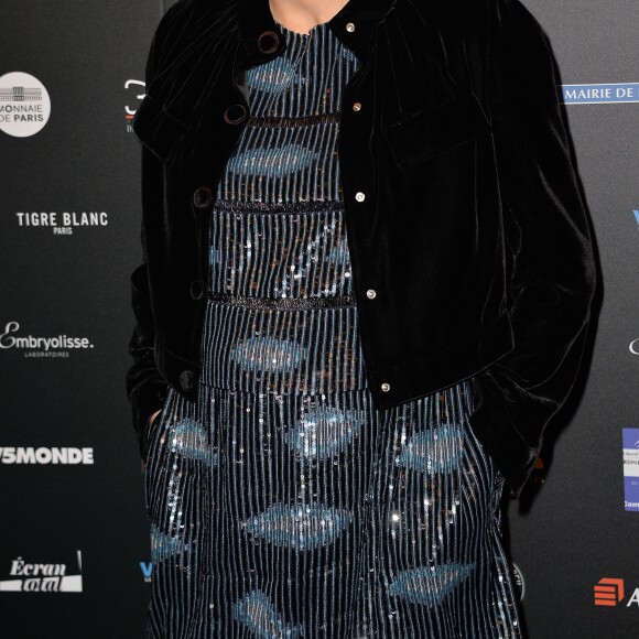 Marion Cotillard, enceinte, à la 22e cérémonie des Lumières de la presse internationale au Théâtre de la Madeleine à Paris le 30 janvier 2017. © Veeren / Bestimage