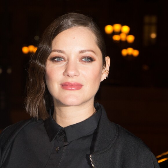 Marion Cotillard enceinte - Arrivées à la soirée des Révélations César 2017 dans les Salons Chaumet à Paris le 16 janvier 2017.