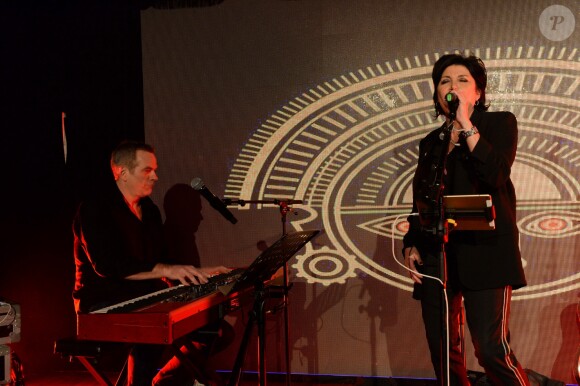 Exclusif - Garou et Liane Foly - Soirée du premier anniversaire du "Manko-Paris" à Paris le 25 janvier 2017. © Rachid Bellak/Bestimage
