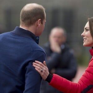 Le prince William, la duchesse Catherine de Cambridge et le prince Harry participaient le 5 février 2017 à une journée d'entraînement en vue du marathon de Londres au parc olympique Reine Elizabeth, une opération pour le compte de leur campagne en faveur de la santé mentale Heads Together.