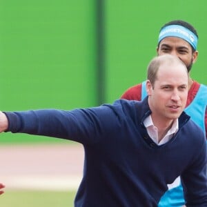 Le prince William, la duchesse Catherine de Cambridge et le prince Harry participaient le 5 février 2017 à une journée d'entraînement en vue du marathon de Londres au parc olympique Reine Elizabeth, une opération pour le compte de leur campagne en faveur de la santé mentale Heads Together.