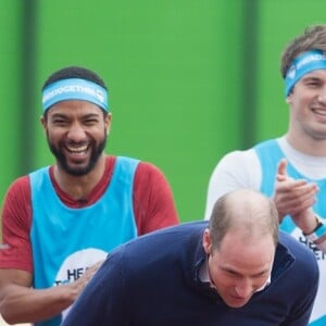 Le prince William, la duchesse Catherine de Cambridge et le prince Harry participaient le 5 février 2017 à une journée d'entraînement en vue du marathon de Londres au parc olympique Reine Elizabeth, une opération pour le compte de leur campagne en faveur de la santé mentale Heads Together.