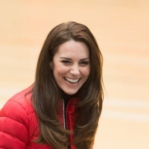 Le prince William, la duchesse Catherine de Cambridge et le prince Harry ont pris part le 5 février 2017 à une journée d'entraînement en vue du marathon de Londres au parc olympique Reine Elizabeth, une opération pour le compte de leur campagne en faveur de la santé mentale Heads Together.