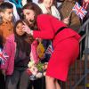 Le prince William et la duchesse Catherine de Cambridge visitaient le 6 février 2017 l'école primaire Mitchell Brook, dans le quartier de Brent à Londres, pour le lancement de la Semaine de la santé mentale des enfants et la remise de la Coupe de la Gentillesse avec l'association Place2Be, membre de Heads Together.