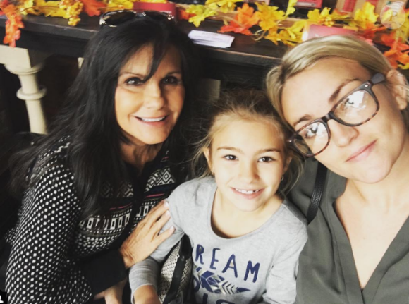 Jamie-Lynn Spears et sa fille Maddie à l'église en famille - Photo publiée sur Instagram en novembre 2016
