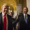 Donald J. Trump et Barack Obama - Investiture du 45e président des Etats-Unis, Donald Trump, à Washington, le 20 janvier 2017