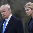 Donald Trump et sa fille Ivanka Trump quittent la Maison Blanche, à Washington, le 2 février 2017.