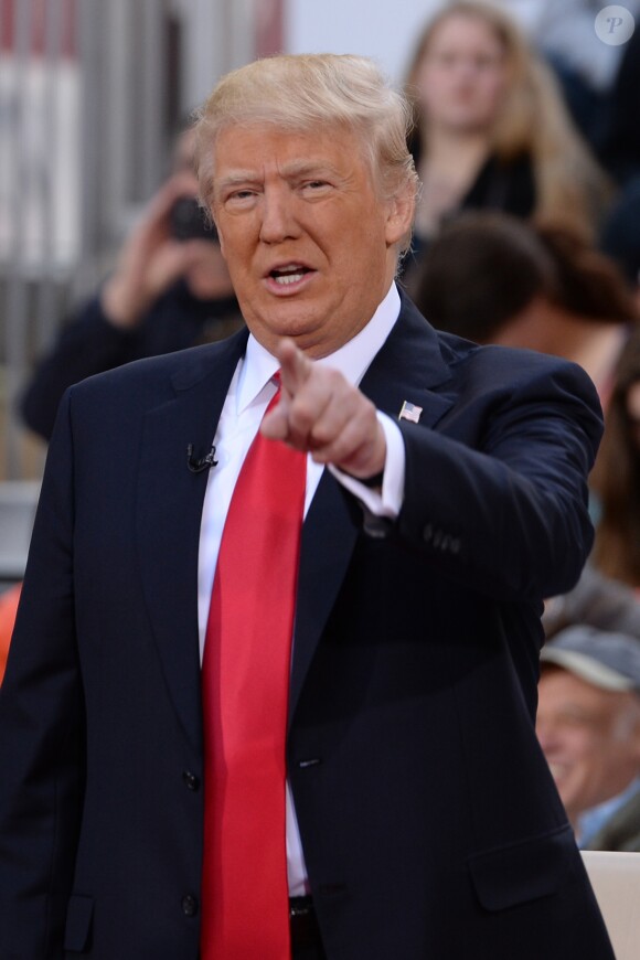 Donald Trump lors d'une apparition dans l'émssion "Today Show" de la chaîne NBC, à New York, le 21 avril 2016.