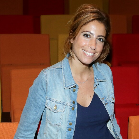 Léa Salamé - Conférence de presse de rentrée de Radio France à la Maison de la Radio à Paris le 31 août 2016. © CVS / Bestimage