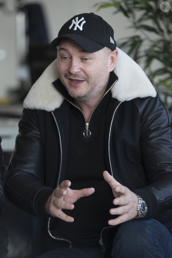 Exclusif - Rendez-vous avec Sébastien Cauet dans les locaux de Webedia pour une interview pour "Purepeople" à Levallois-Perret le 26 janvier 2017.