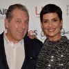 Cristina Cordula et son compagnon Frédéric Cassin - 6ème édition du dîner de charité "Link" en soutien à l'association AIDES au Pavillon Cambon à Paris, le 12 décembre 2016.