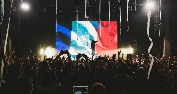 Alan Walker en concert à Paris le 10 février 2017 - Photo publiée sur sa page Instagram en février 2017