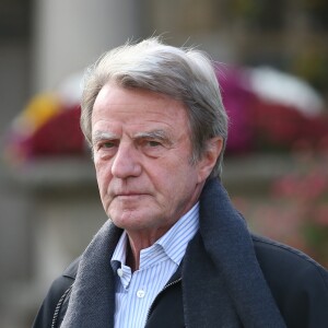 Bernard Kouchner - Hommage à André Glucksmann au crématorium du cimetière Père-Lachaise à Paris, le 13 novembre 2015.
