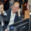 Le prince William, duc de Cambridge, inaugure le centre d'appel Centrepoint Helpline à Londres le 13 février 2017. Il s'agit du premier service de conseil qui offrira aux jeunes qui sont sans abri ou qui risquent d'être sans abri un service de soutien complet. Centrepoint, dont Son Altesse Royale est le Patron s'est associé avec The Mix pour réaliser ce projet.
