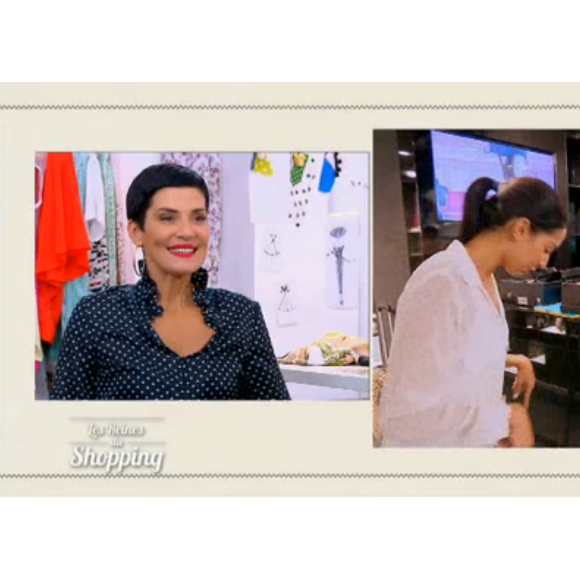 Cristina Cordula et Imène dans "Les Reines du shopping (M6), le 10 février 2017.