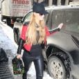 Paris Hilton se balade dans les rues de New York, le 10 février 2017