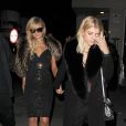 Paris Hilton et Sofia Richie sont allées faire la fête avec les rappeurs Sean John Combs, connu sous les noms de Puff Daddy, Puffy, Diddy, et P. Diddy et Ray J connu sous le nom de William Ray Norwood Jr au Tape Nightclub à Londres le 20 janvier 2017
